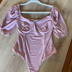 ASTR the label puff sleeve bodysuit